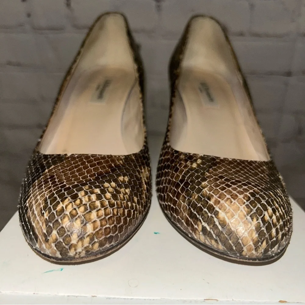 L.K. Bennett‎ snakeskin wedge shoes size 37